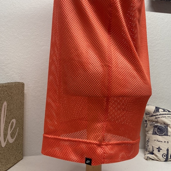 Nike | Orange Net Sleeveless Top Sz XS - Picture 4 of 9